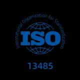 ISO 13485 certification logo